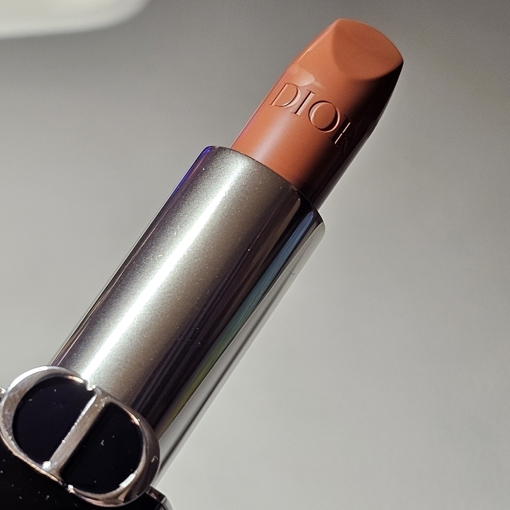 BNIB Dior Rouge Dior 419 Boise Rose Satin Nude Neautral Gloss Lipstick Clean